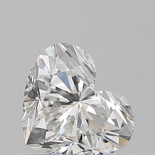 0.6 carat H-VS2 Natūralus Heart Deimantas (1)