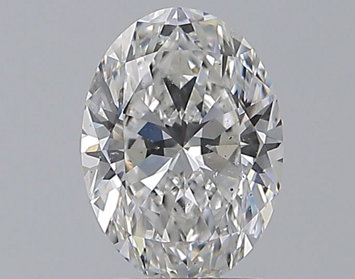 1.71 carat D-SI1 Natūralus Oval Deimantas (1)