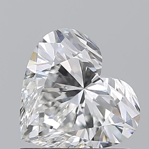1.02 carat G-VS2 Natūralus Heart Deimantas (1)