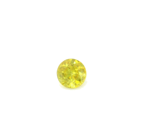 0.6 carat YELLOW Round Sphene (1)