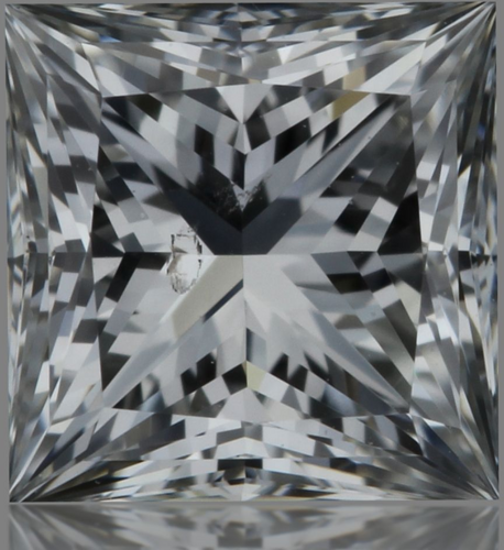 0.56 carat E-SI1 Natūralus Princess Deimantas (1)
