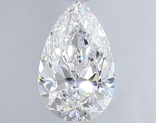 1.01 carat D-VVS1 Natūralus Pear Deimantas (1)