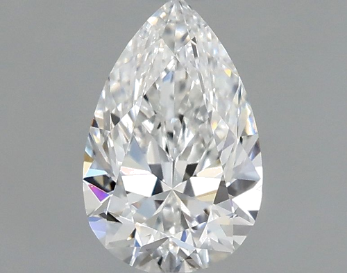 0.55 carat E-VS1 Natūralus Pear Deimantas (1)