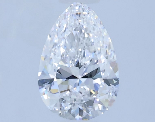 0.4 carat D-VVS1 Natūralus Pear Deimantas (1)