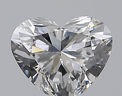 0.39 carat E-VVS2 Natūralus Heart Deimantas (1)