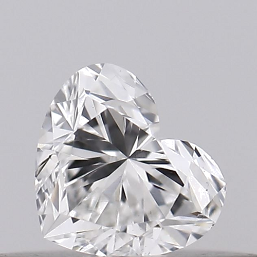 0.21 carat E-VS2 Natūralus Heart Deimantas (1)