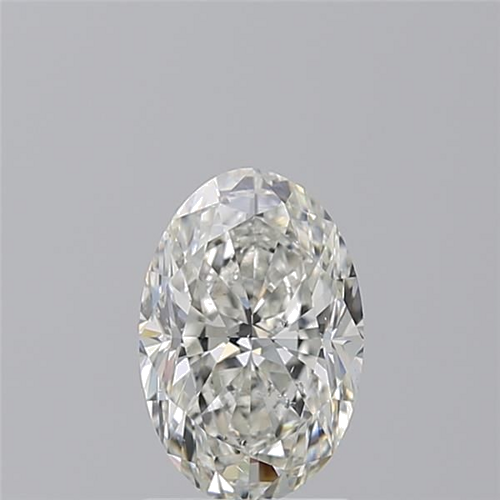 1.7 carat H-SI1 Natūralus Oval Deimantas (1)