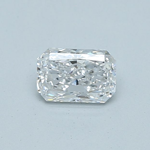 0.51 carat D-VS2 Natūralus Radiant Deimantas (1)