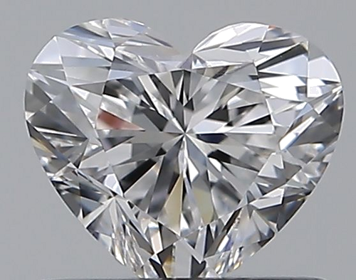 0.66 carat D-VS2 Natūralus Heart Deimantas (1)