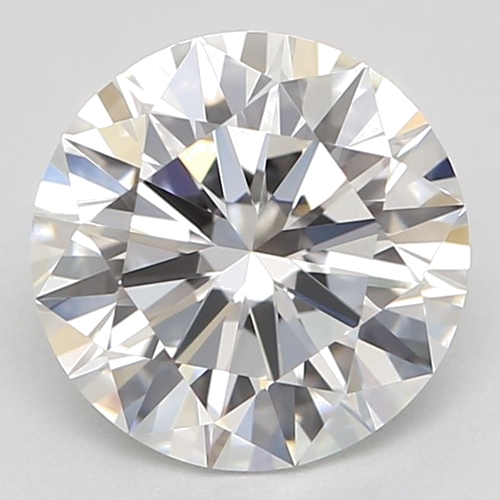 1.11 carat F-VVS2 Excellent cut Natūralus Round Deimantas (1)