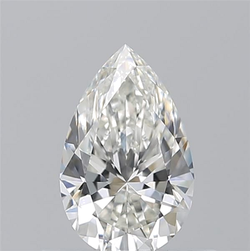 0.55 carat H-VVS1 Natūralus Pear Deimantas (1)