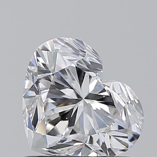 1.01 carat D-VS2 Natūralus Heart Deimantas (1)