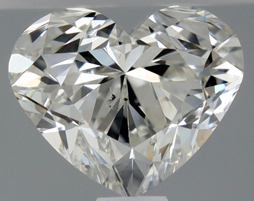 1.01 carat I-SI2 Natūralus Heart Deimantas (1)