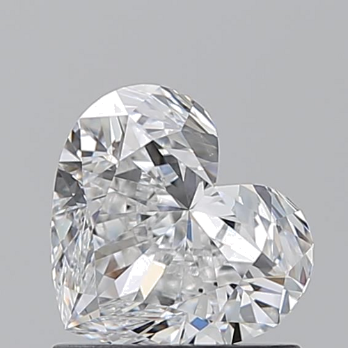 1.01 carat E-SI1 Natūralus Heart Deimantas (1)