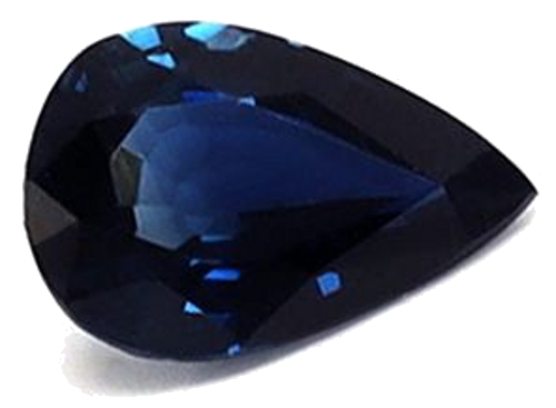 0.41 carat BLUE Pear Safyras (1)