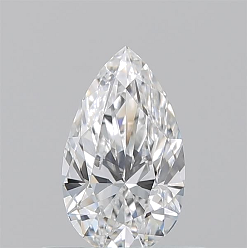 0.5 carat E-VS2 Natūralus Pear Deimantas (1)