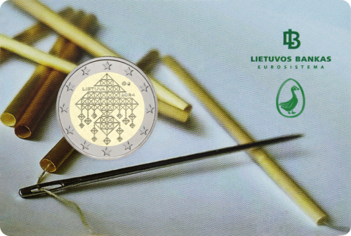 2024 Lietuva Šiaudinių sodų tradicija 2 eurų BU moneta (2)