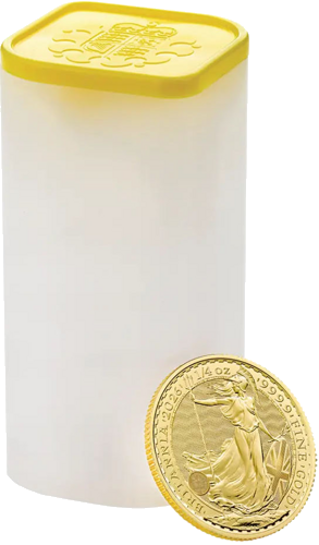 1/4 oz Британия 2026 Златна монета Карл III (3)