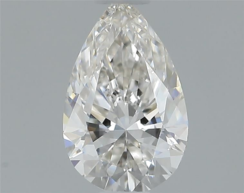 0.37 carat H-VVS2 Natūralus Pear Deimantas (1)