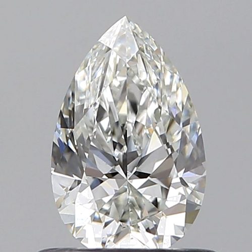 0.61 carat F-VS2 Natūralus Pear Deimantas (1)