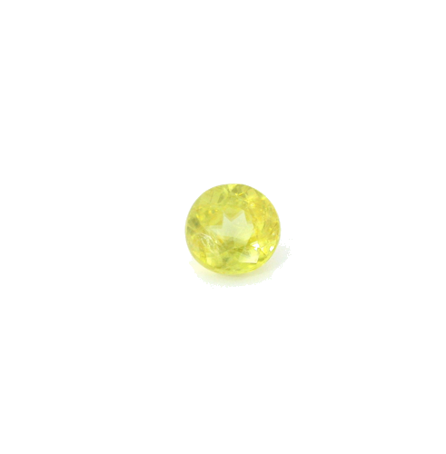0.69 carat YELLOW Round Sphene (1)
