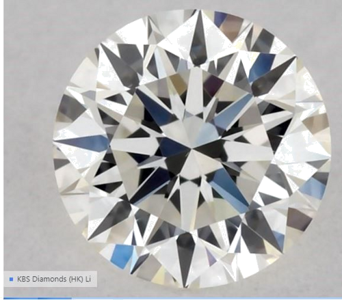 0.3 carat J-VVS2 Excellent cut Natūralus Round Deimantas (1)