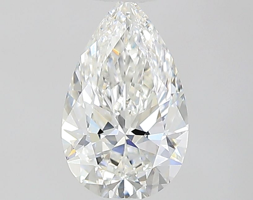 0.63 carat G-VVS2 Natūralus Pear Deimantas (1)