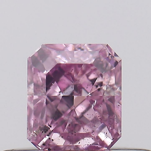 0.25 carat Fancy Intense Pink-SI2 Natūralus Radiant Deimantas (1)