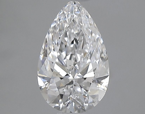 0.61 carat D-SI1 Natūralus Pear Deimantas (1)