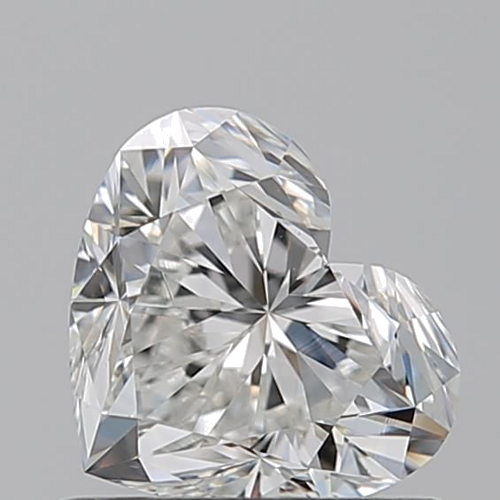 0.8 carat H-VS1 Natūralus Heart Deimantas (1)