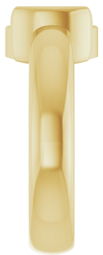 Sužadėtuvių Žiedas „Half-Bezel Solitaire“ 18k yellow gold Oval 9mm x 7mm (4)
