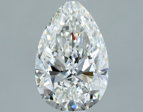 0.74 carat F-FL Natūralus Pear Deimantas (1)