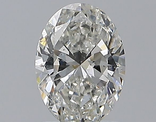 1.01 carat H-SI2 Natūralus Oval Deimantas (1)