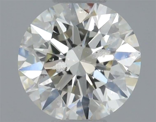 0.45 carat J-VVS1 Excellent cut Natūralus Round Deimantas (1)