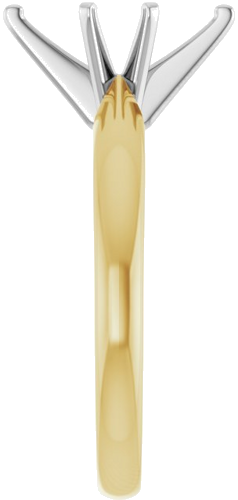 Sužadėtuvių Žiedas „Solitaire“ 585 Baltojo Ir Geltonojo Aukso Marquise 10.5mm x 5.5mm (4)