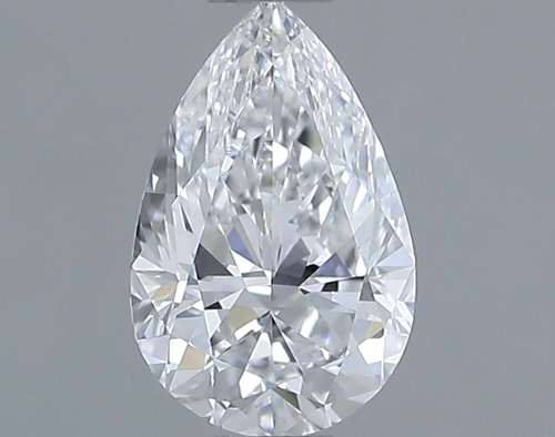 0.7 carat D-IF Natūralus Pear Deimantas (1)