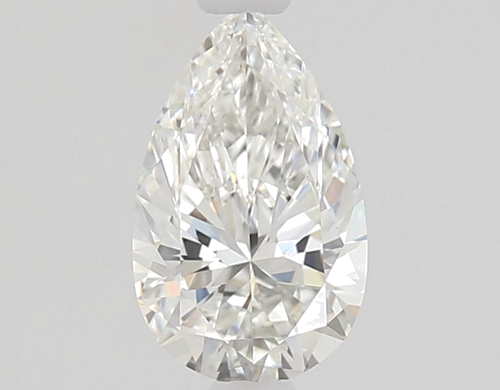 0.71 carat F-VVS2 Natūralus Pear Deimantas (1)