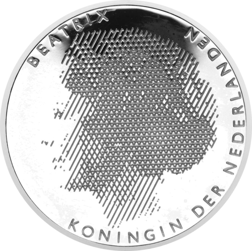 50 guldeņi Viljams un Marija 1989 Nīderlande sudraba monēta (1)