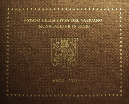 2011 Vatican Benedict XVI BU Euro coin set (1)