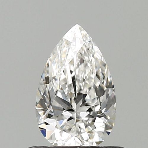 0.5 carat E-SI1 Natūralus Pear Deimantas (1)