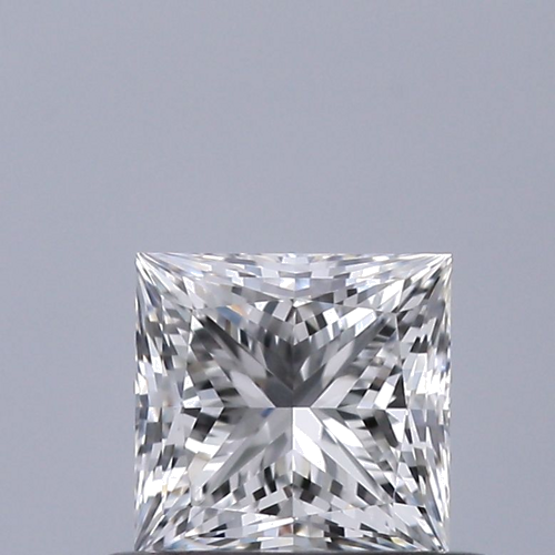 0.5 carat E-VVS1 Natūralus Princess Deimantas (1)