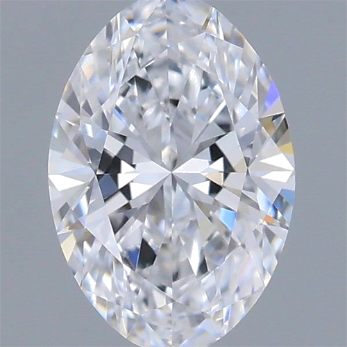 0.42 carat D-VVS1 Natūralus Oval Deimantas (1)
