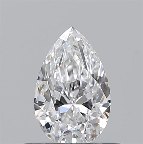 0.51 carat E-VVS1 Natūralus Pear Deimantas (1)