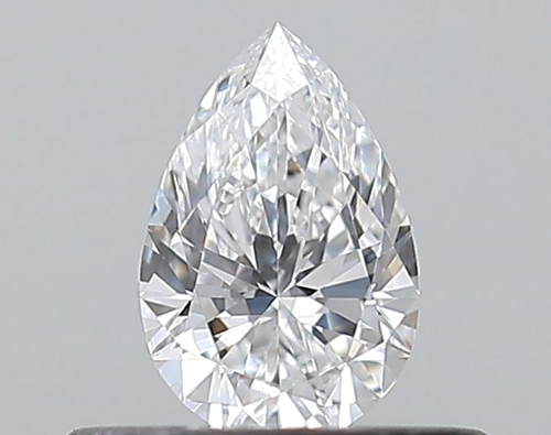 0.3 carat D-VVS2 Natūralus Pear Deimantas (1)