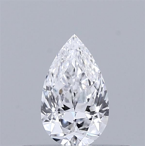 0.3 carat D-VS1 Natūralus Pear Deimantas (1)