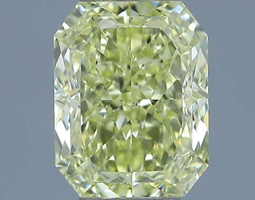 1.01 carat Fancy Yellow-VS2 Natūralus Radiant Deimantas (1)