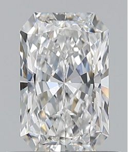 0.7 carat F-SI1 Natūralus Radiant Deimantas (1)
