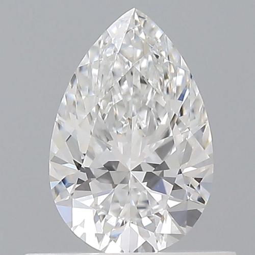 0.53 carat E-VVS2 Natūralus Pear Deimantas (1)