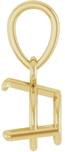 Pakabukas „Round 3-Prong“ 14k yellow gold Round 6mm (3)