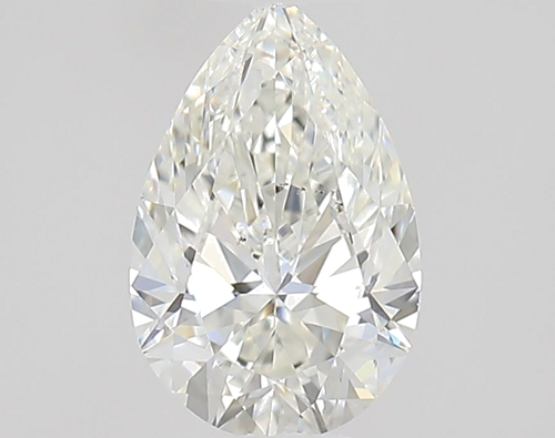 0.5 carat I-SI1 Natūralus Pear Deimantas (1)